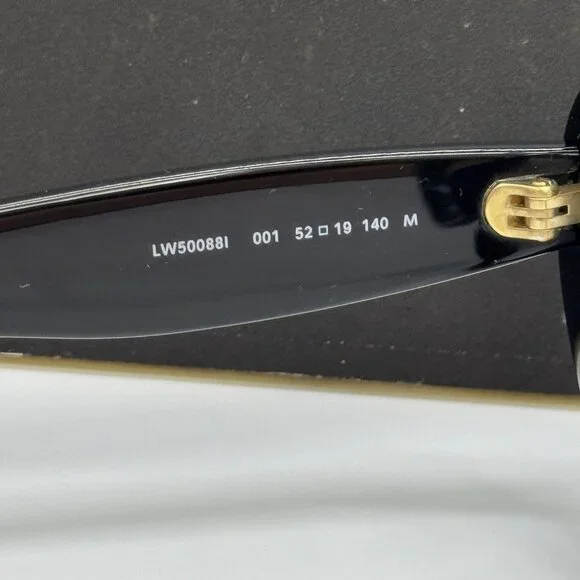 NEW LOEWE LW50088I 001 WOMEN EYEGLASSES BLACK OVAL LOEWE EYEWEAR